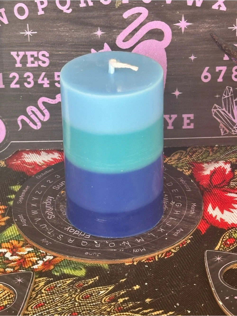 Ocean Tides Pillar Candle